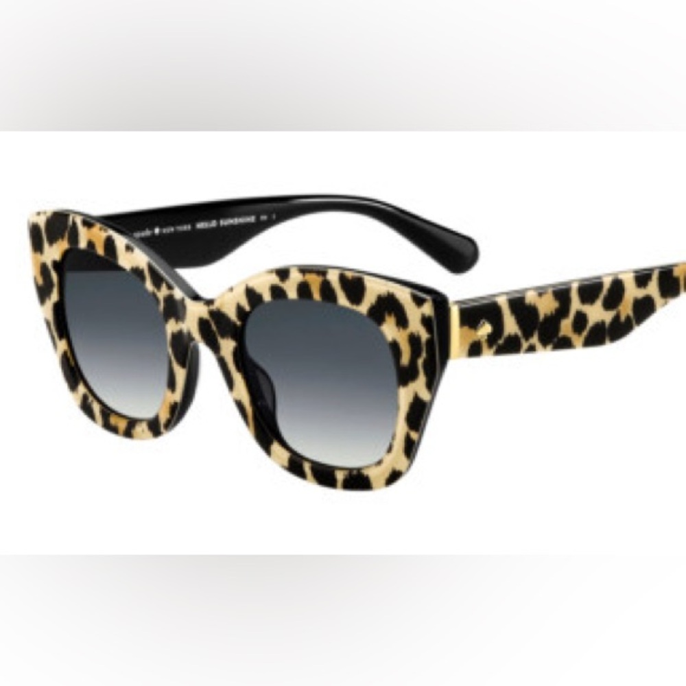 KATE SPADE Jalen Leopard Tortoise Sunglasses - Picture 2 of 8